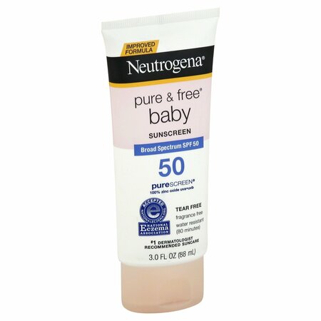 NEUTROGENA Pure & Free Baby Sunscreen SPF50 Lotion 3.0oz 750662